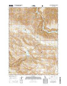 Long Tom Reservoir 2013 topographic map thumbnail