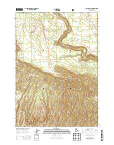 Lookout Butte 2013 topographic map thumbnail