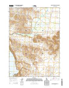 Magic Reservoir East 2013 topographic map preview