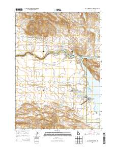 Magic Reservoir West 2013 topographic map thumbnail
