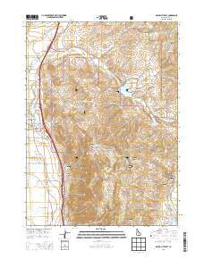 Malad City East 2013 topographic map thumbnail