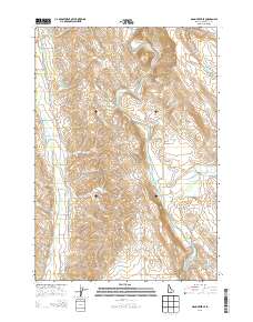 Mann Creek SE 2013 topographic map thumbnail