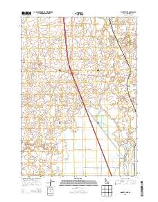 Market Lake 2013 topographic map thumbnail