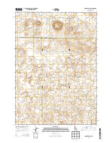 Market Lake NE 2013 topographic map thumbnail
