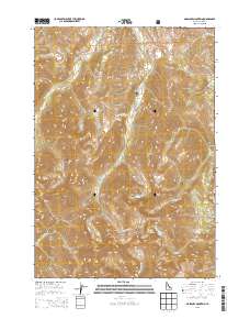 Massacre Mountain 2013 topographic map thumbnail