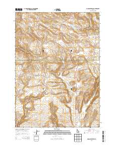 McHan Reservoir 2013 topographic map thumbnail