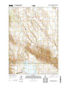 Meadow Creek Mountain 2013 topographic map thumbnail