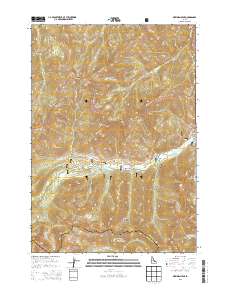 Meridian Peak 2013 topographic map thumbnail