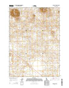 Middle Butte 2013 topographic map thumbnail