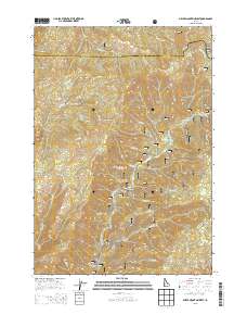 Miller Mountain West 2013 topographic map thumbnail
