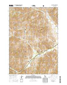 Miller Peak 2013 topographic map thumbnail