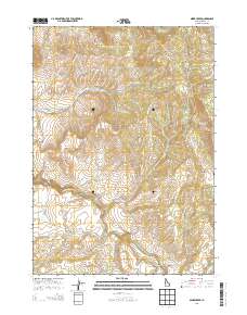 Miner Creek 2013 topographic map thumbnail