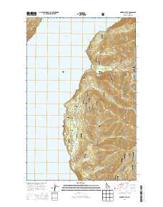 Minerva Peak 2013 topographic map thumbnail