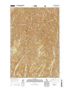 Mink Peak 2013 topographic map thumbnail