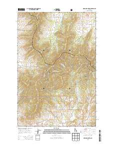 Mission Mountain 2013 topographic map thumbnail