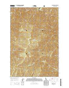 Moose Ridge 2013 topographic map thumbnail