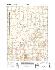 Mosby Butte 2013 topographic map thumbnail