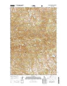 Moscow Mountain 2014 topographic map thumbnail