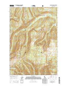 Mosquito Peak 2013 topographic map thumbnail