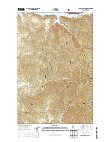 Mount Coeur D'Alene 2013 topographic map thumbnail
