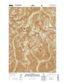 Mount Everly 2013 topographic map thumbnail
