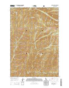 Mount George 2013 topographic map thumbnail