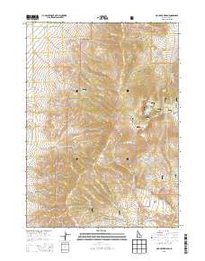 Mount Harrison 2013 topographic map thumbnail