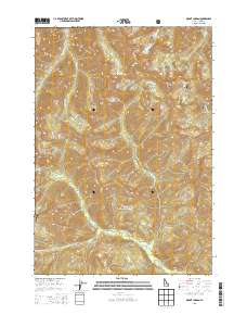 Mount Jordan 2013 topographic map thumbnail