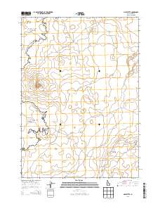 Mule Butte 2013 topographic map thumbnail