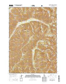 Nahneke Mountain 2013 topographic map thumbnail