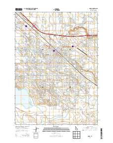 Nampa 2013 topographic map thumbnail