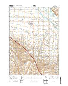 New Plymouth 2013 topographic map thumbnail