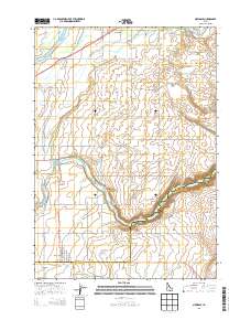 Newdale 2013 topographic map thumbnail