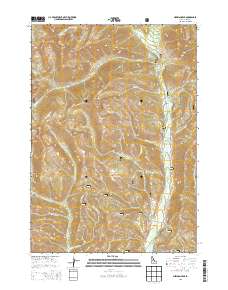 Newman Peak 2013 topographic map thumbnail