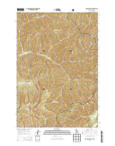 Nez Perce Peak 2013 topographic map thumbnail