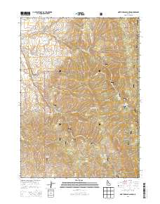 North Heglar Canyon 2013 topographic map thumbnail