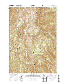 Opal Lake 2013 topographic map thumbnail
