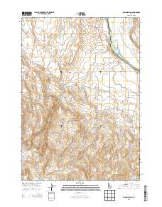 Opalene Gulch 2013 topographic map thumbnail