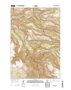Orofino East 2013 topographic map thumbnail