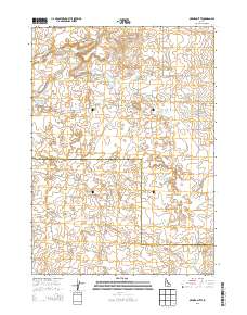 Owinza Butte 2013 topographic map thumbnail