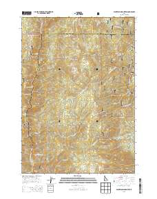 Packer John Mountain 2013 topographic map thumbnail