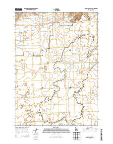 Paddelford Flat 2013 topographic map thumbnail