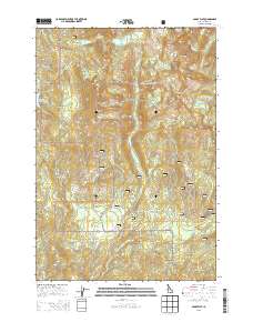 Paddy Flat 2013 topographic map thumbnail