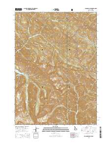 Palisades Peak 2015 topographic map thumbnail