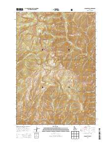 Papoose Peak 2013 topographic map thumbnail