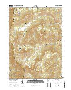 Paris Peak 2013 topographic map thumbnail