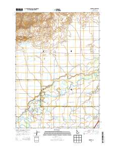 Parker 2013 topographic map thumbnail
