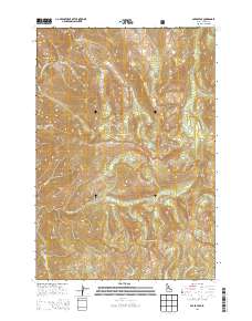 Parks Peak 2013 topographic map thumbnail