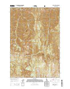 Patrick Butte 2013 topographic map thumbnail