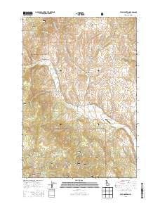 Peck Mountain 2013 topographic map thumbnail